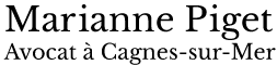 Logo de Marianne Piget en noir