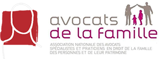 Logo de avocats de la famille gris et rose