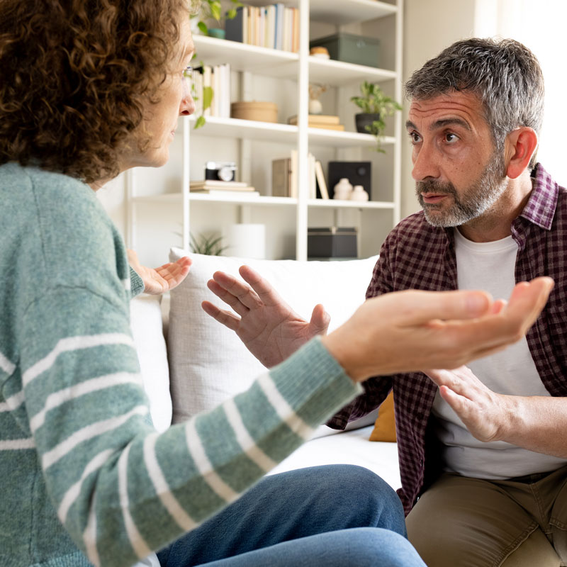 Désaccord entre deux personnes